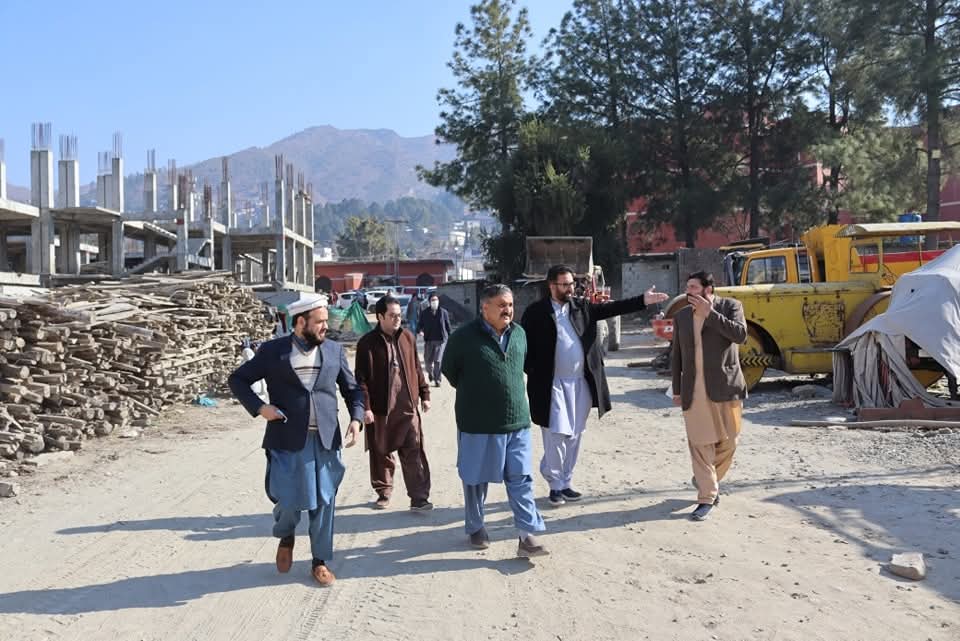 Visit to the Under-Construction Building of SCD, Swat